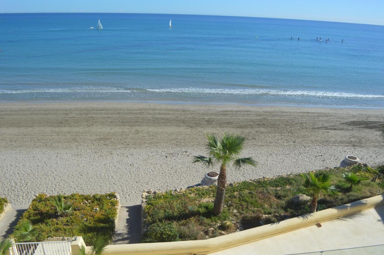 Maravilloso Apartamento Amanecer Cabo A Pie De Playa Y Mar En Chalet Roquetes Alicante Eksteriør billede