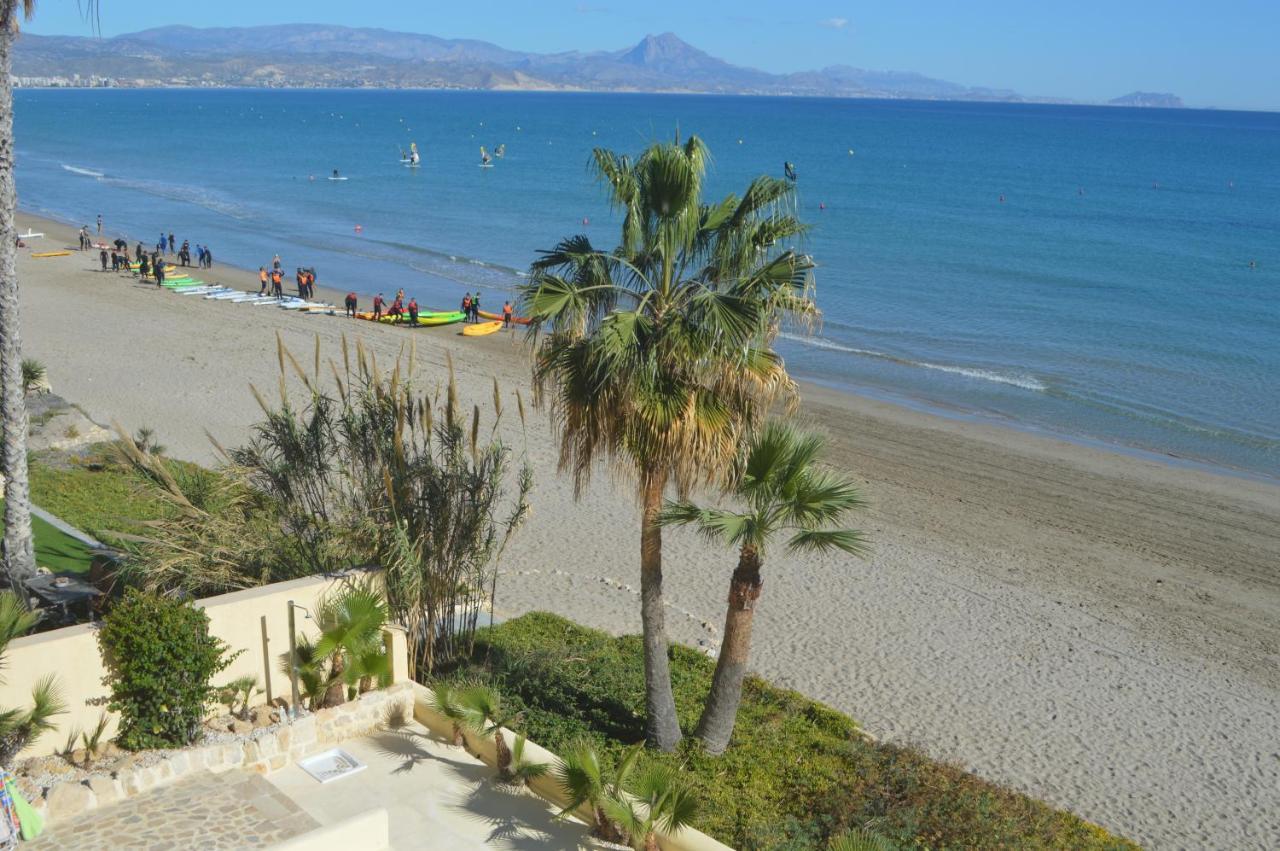 Maravilloso Apartamento Amanecer Cabo A Pie De Playa Y Mar En Chalet Roquetes Alicante Eksteriør billede