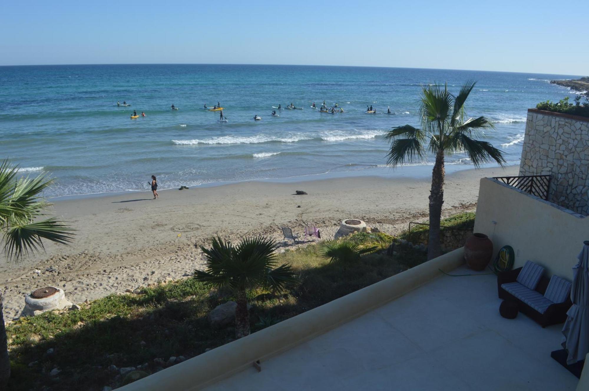 Maravilloso Apartamento Amanecer Cabo A Pie De Playa Y Mar En Chalet Roquetes Alicante Eksteriør billede